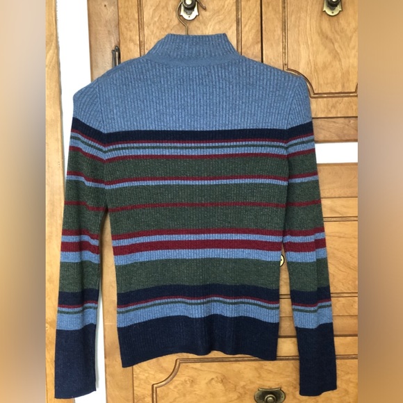 Tory Burch striped turtleneck sweater, size S - Picture 3 of 12